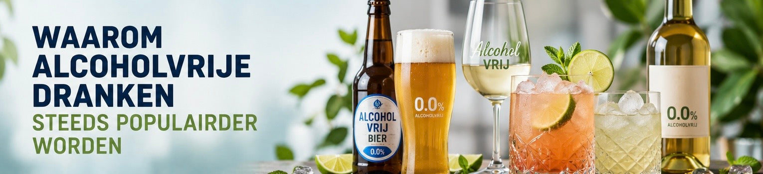 Waarom alcoholvrije dranken steeds populairder worden