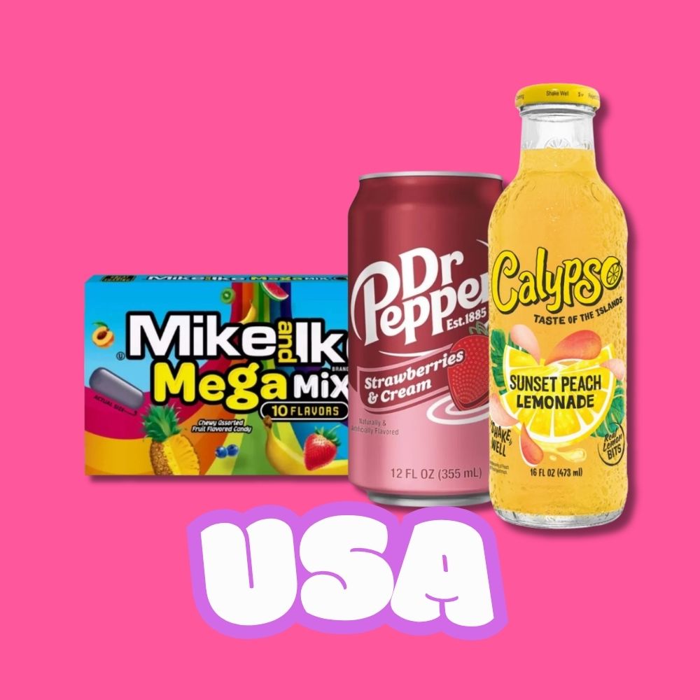 Amerikaans snoep groothandel assortiment met candy, snacks en import snoep