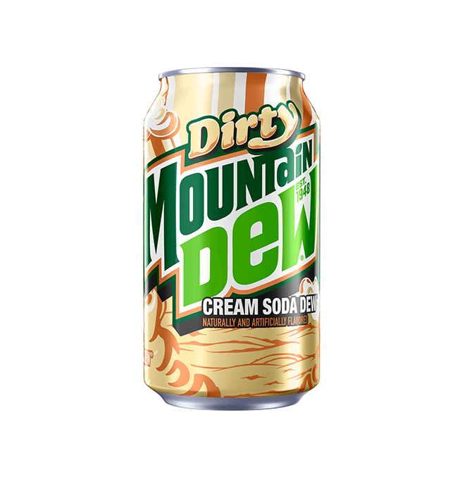 Mountain Dew Dirty Cream Soda 12x355