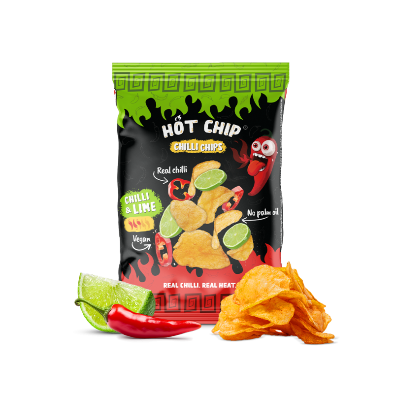Hot Chip Chipsy Chilli & Lime 80g - snacks groothandel