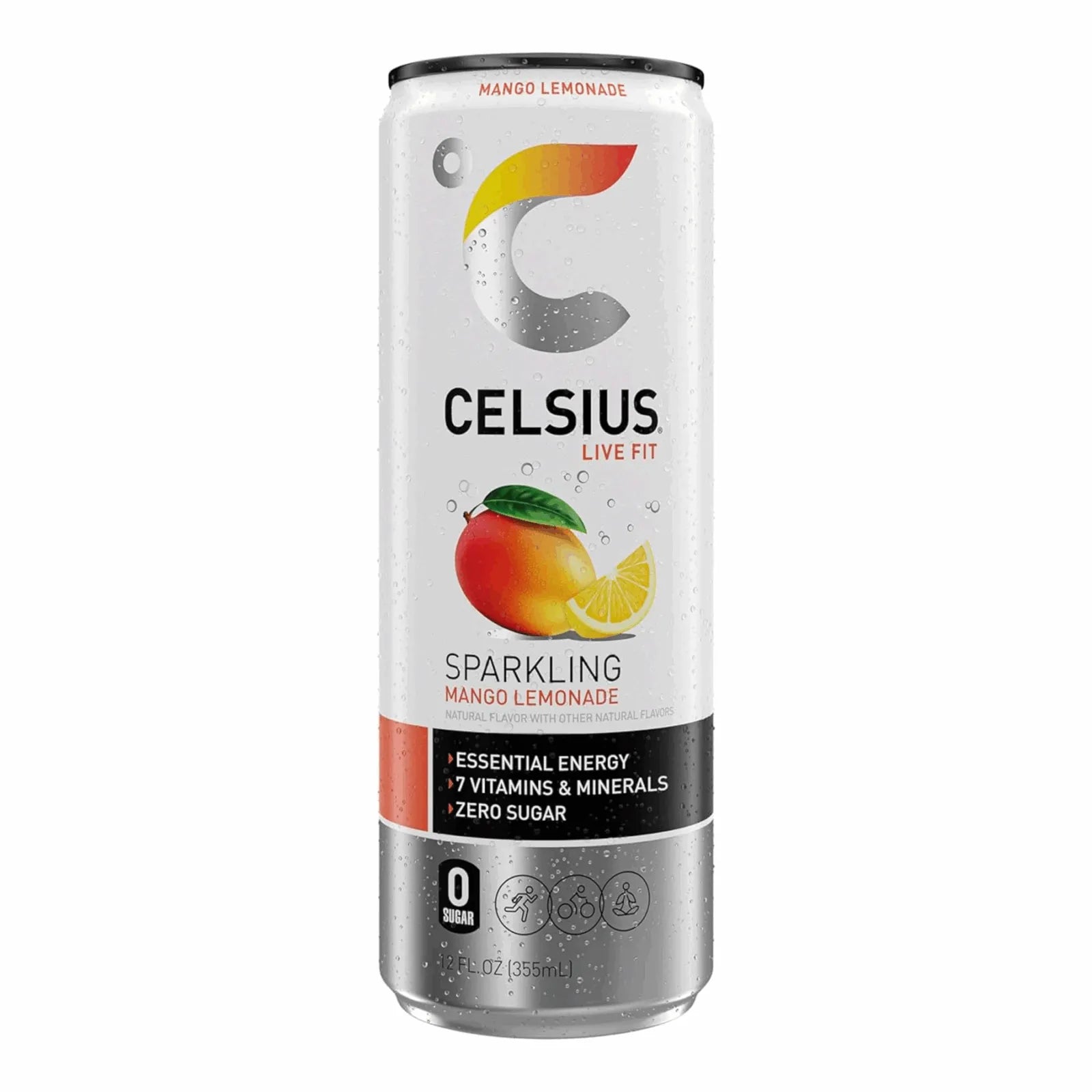 Celsius Mango Lemonade 12x25cl blik