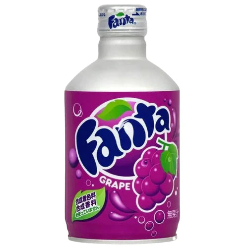 Fanta Grape Metal Bottle Japan 24x300ml