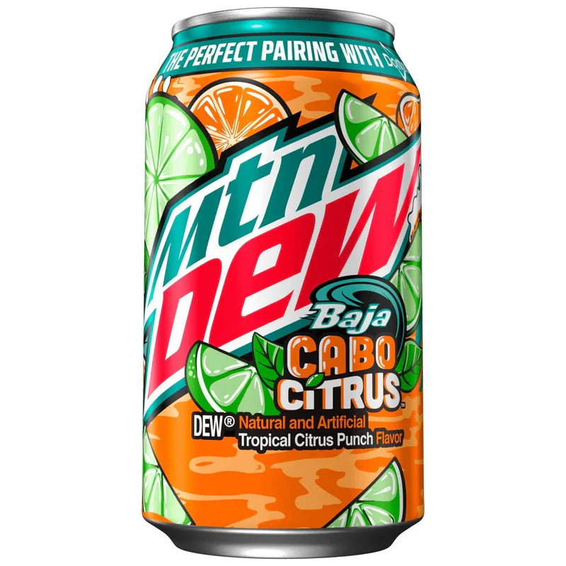 Mountain Dew Baja Cabo Citrus 12x355ml