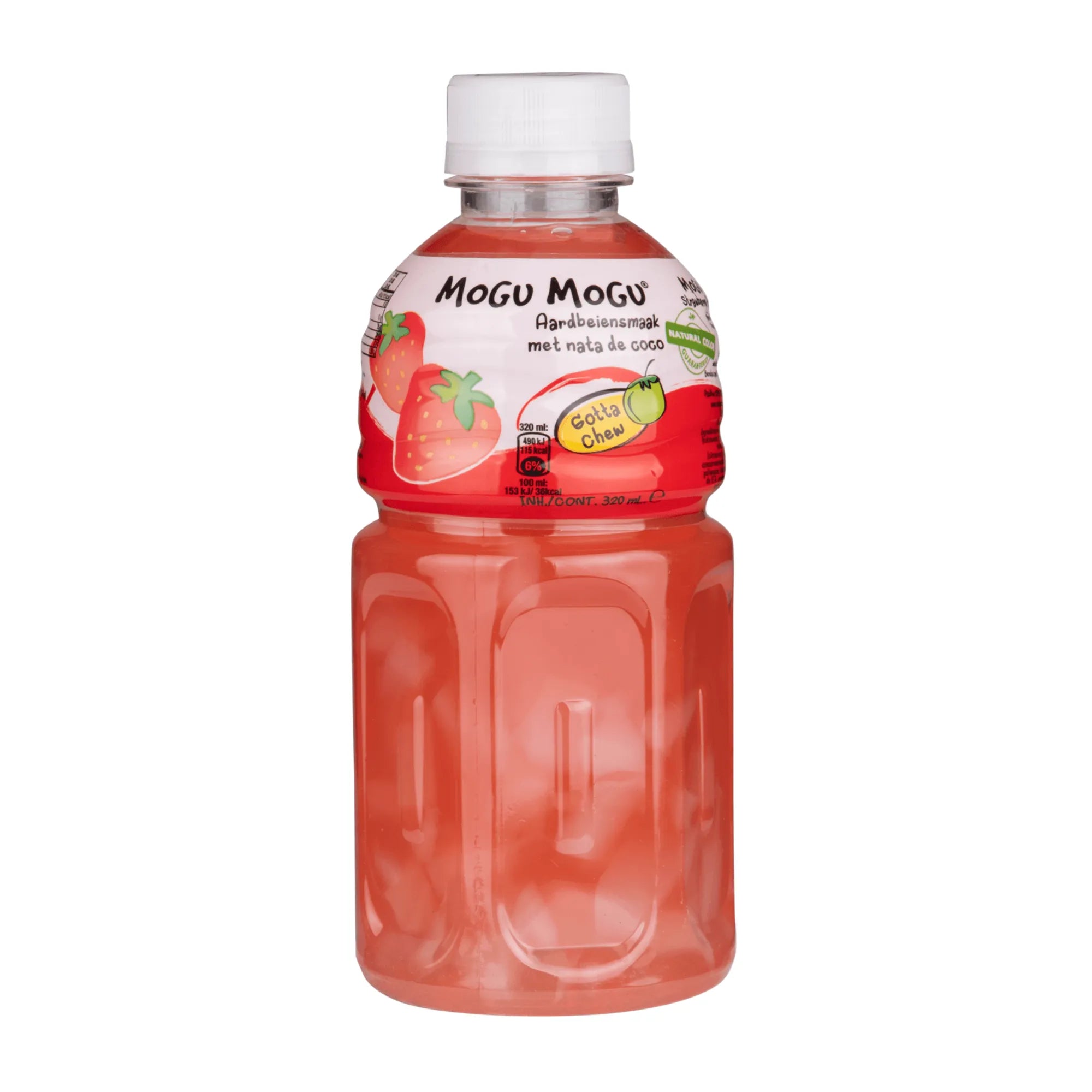 MoGu MoGu Aardbei 6x32cl PET