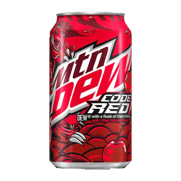 Mountain Dew Code Red 12x12oz