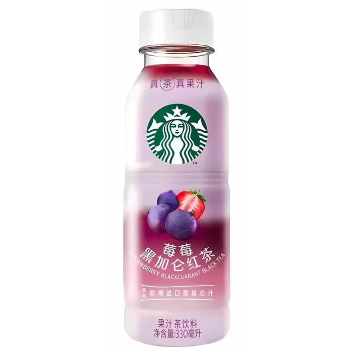 starbucks strawberry blackcurrant tea 330ml fles tray 15 stuks