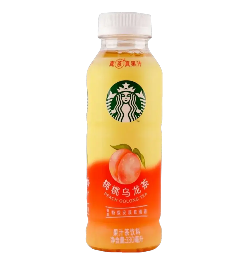 starbucks peach oolong tea asia 330ml fles tray